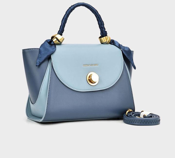 Coquette Scarf Bag โ Denim Blue