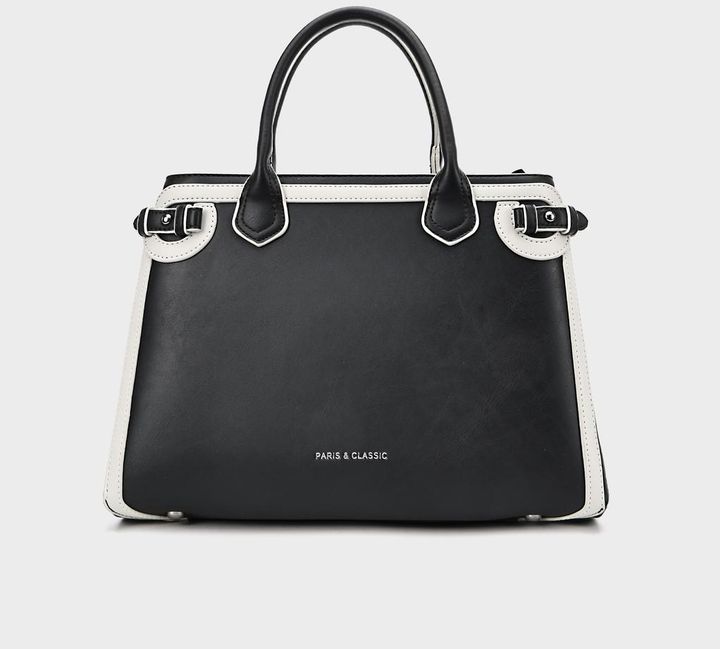 Belmont Buckle Bag — Monochrome