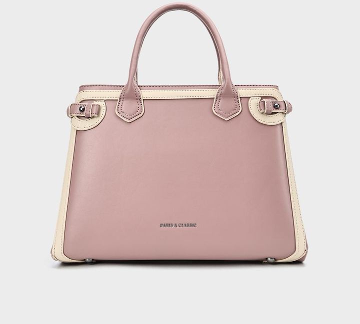 Belmont Buckle Bag — Blush